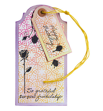 SL Clear Stamp Floral pattern Essentials no.729
