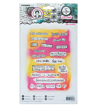 ABM Clear Stamp Crafty Quotes Signature Collection no.746