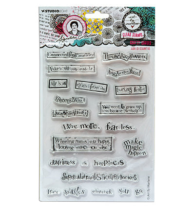 ABM Clear Stamp Crafty Quotes Signature Collection no.746