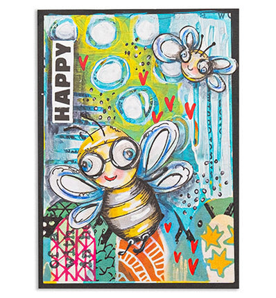 ABM Cling Stamp Flying Friends Signature Collection no.749