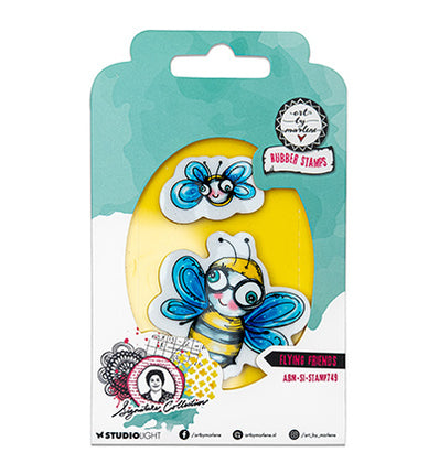 ABM Cling Stamp Flying Friends Signature Collection no.749