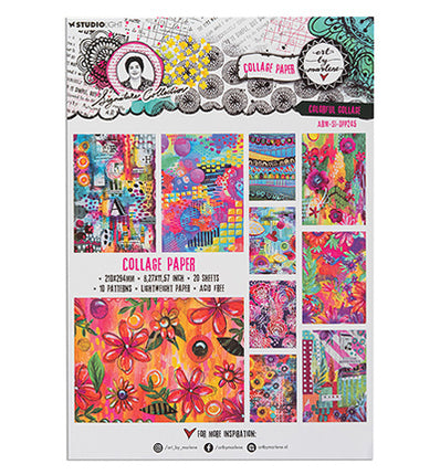 ABM Collage Paper Colorful Collage Signature Collection no.255