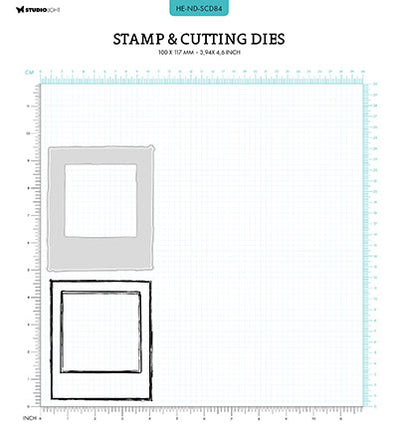 HE Stamp & Cutting Die Polaroid Frame Nature's Dream 2 no.84
