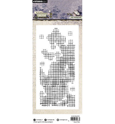 HE Clear Stamp Grid Background Nature's Dream 2 no.720