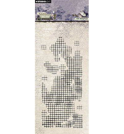 HE Clear Stamp Grid Background Nature's Dream 2 no.720