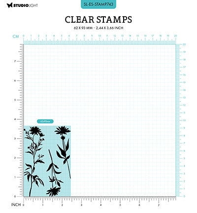 SL Clear Stamp Flowers Essentials no.743