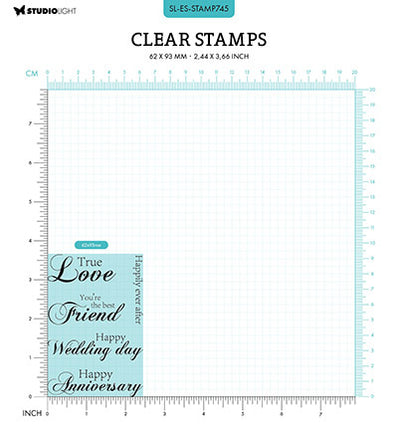 SL Clear Stamp True Love Essentials no.745