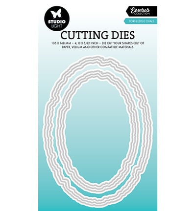 SL Cutting Die Torn Edge Ovals Essentials no.915