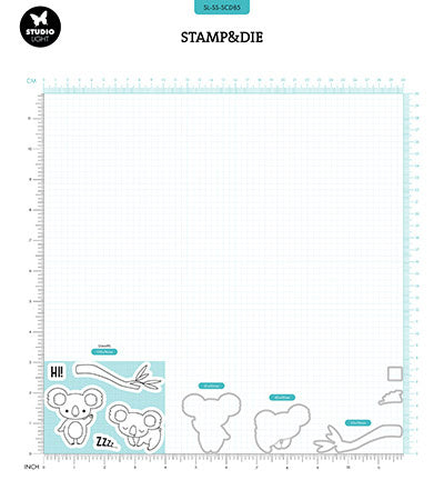 SL Stamp & Cutting Die Koala Sweet Stories no.85