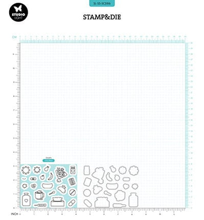 SL Stamp & Cutting Die Get well Sweet Stories no.86