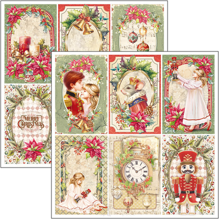 THE NUTCRACKER PAPER PAD 12"X12" 12/PKG