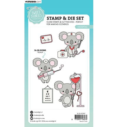 SL Stamp & Cutting Die Hospital Sweet Stories no.87