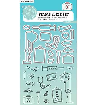 SL Stamp & Cutting Die Hospital Sweet Stories no.87