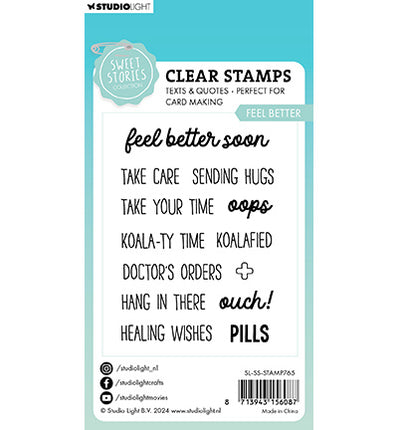 SL Clear Stamp Feel better Sweet Stories no.765