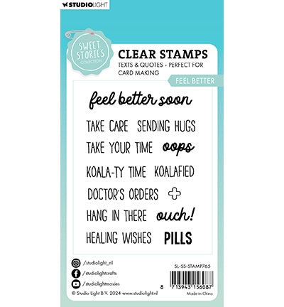 SL Clear Stamp Feel better Sweet Stories no.765