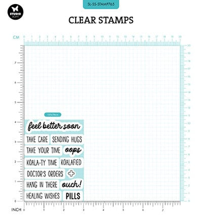 SL Clear Stamp Feel better Sweet Stories no.765