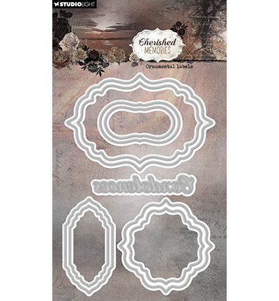 SL Cutting Die Ornamental labels Cherished Memories no.944