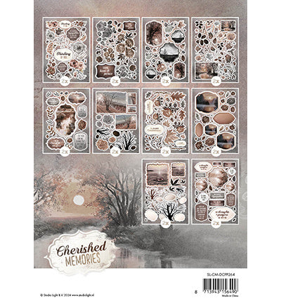 SL Die-cut paper pad Paper elements Cherished Memories no.264