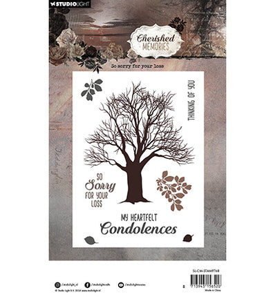 SL Clear Stamp So sorry for your loss Cherished Memories no.768