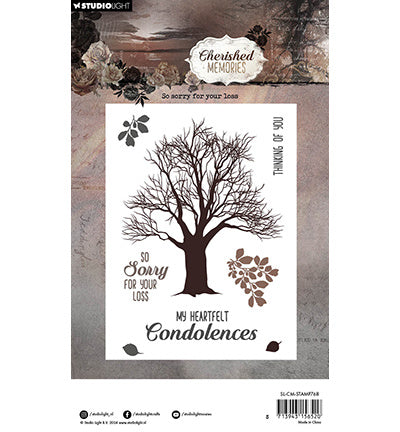 SL Clear Stamp So sorry for your loss Cherished Memories no.768