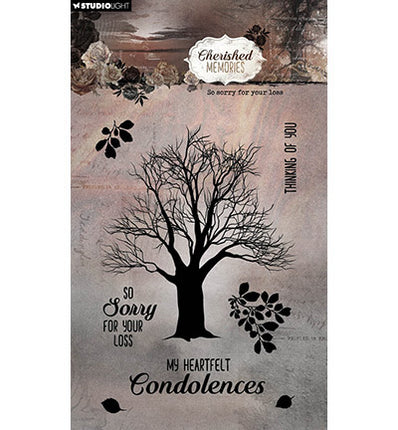 SL Clear Stamp So sorry for your loss Cherished Memories no.768