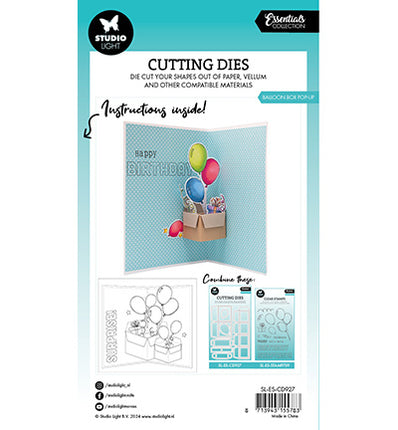 SL Cutting Die Balloon box pop-up Essentials no. 927