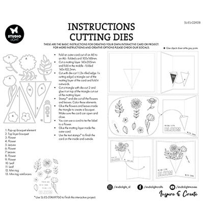 SL Cutting Die Bouquet pop-up Essentials no. 928