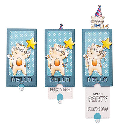 SL Clear stamps Peek a boo slider Essentials no.761
