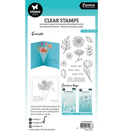 SL Clear stamps Bouquet pop-up Essentials no. 760