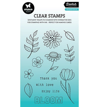 SL Clear stamps Bouquet pop-up Essentials no. 760