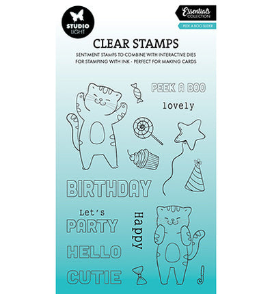 SL Clear stamps Peek a boo slider Essentials no.761