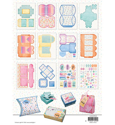 SL DIY Giftboxes Paper pad Essentials no.258