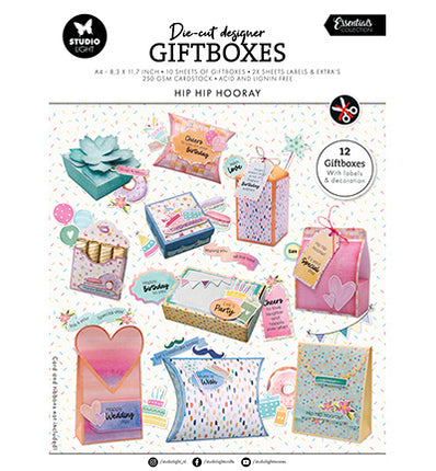 SL DIY Giftboxes Paper pad Essentials no.258