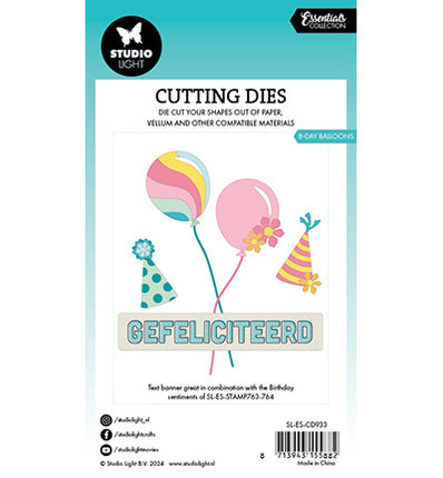 SL Cutting Die B-day balloons Essentials no.933