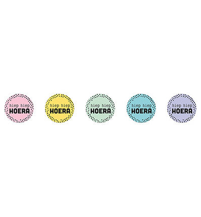 SL ø30mm Stickers HIEP HIEP HOERA Essentials no.27