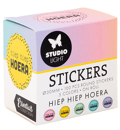SL ø30mm Stickers HIEP HIEP HOERA Essentials no.27