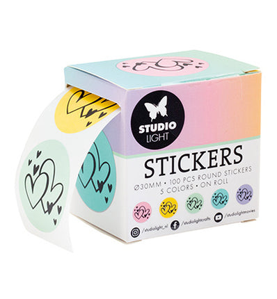 SL ø30mm Stickers HEARTS Essentials no.28