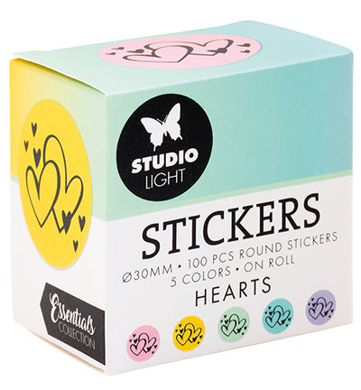 SL ø30mm Stickers HEARTS Essentials no.28