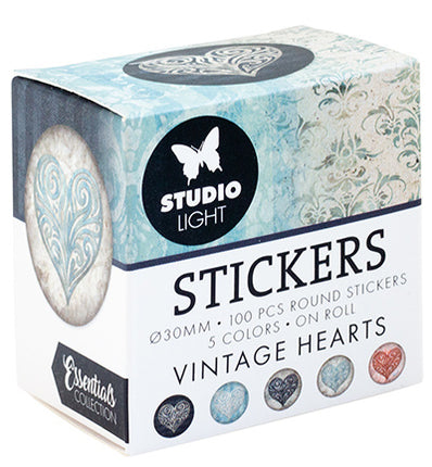 SL ø30mm Stickers VINTAGE HEART Essentials no. 32