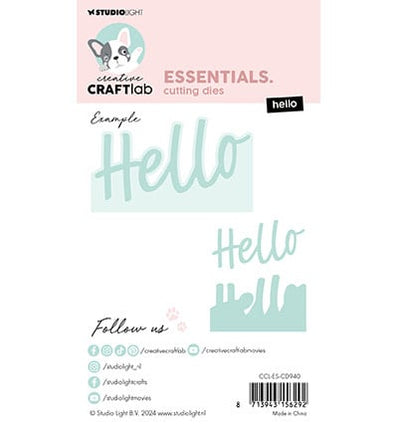 CCL Cutting Die Hello Essentials no. 940