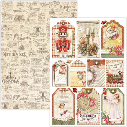 THE NUTCRACKER CREATIVE PAD A4 9/PKG