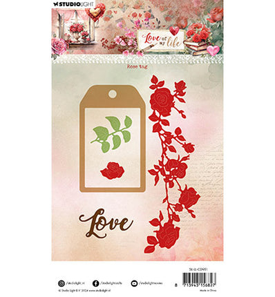 SL Cutting Die Rose tag Love of my life no.951