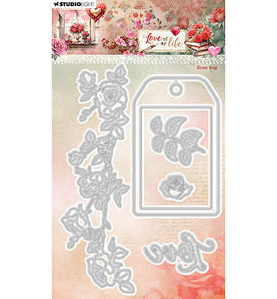 SL Cutting Die Rose tag Love of my life no.951