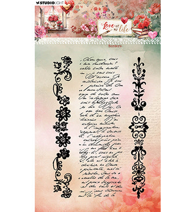 SL Clear Stamp Borders Love of my life no.777
