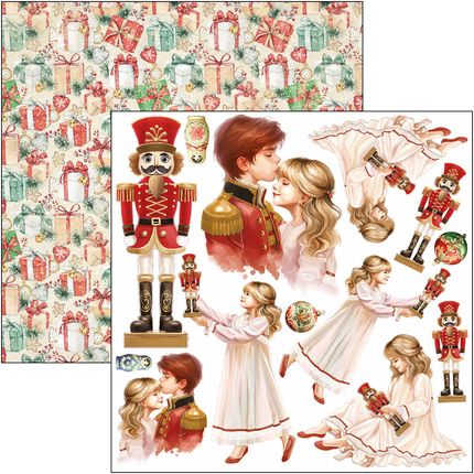 THE NUTCRACKER FUSSY CUT PAD 6"X6" 24/PKG