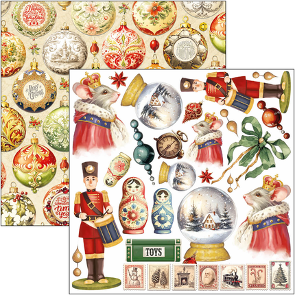 THE NUTCRACKER FUSSY CUT PAD 6"X6" 24/PKG