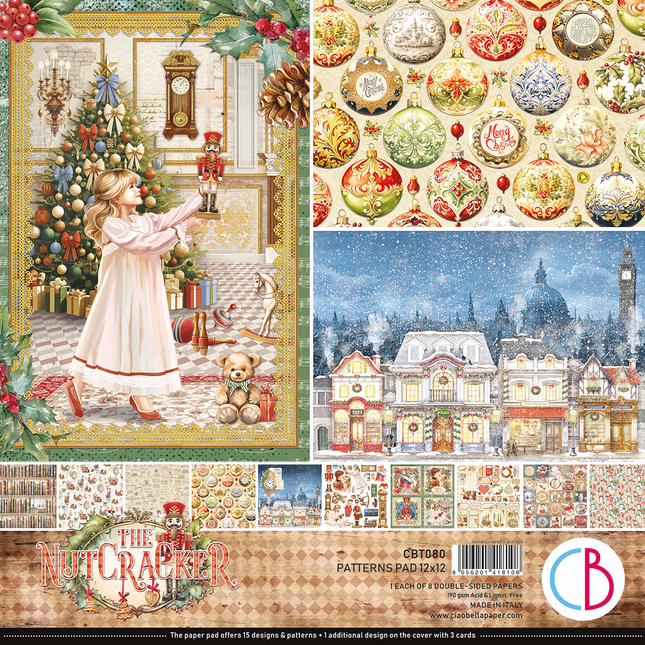 THE NUTCRACKER PATTERNS PAD 12"X12" 8/PKG