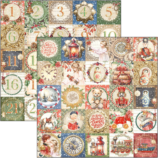 THE NUTCRACKER PATTERNS PAD 12"X12" 8/PKG
