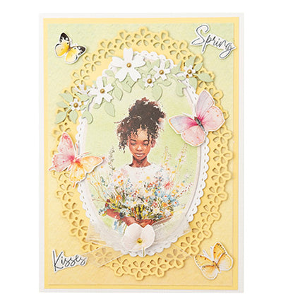 SL Cutting Die Floral Oval Essentials no.952
