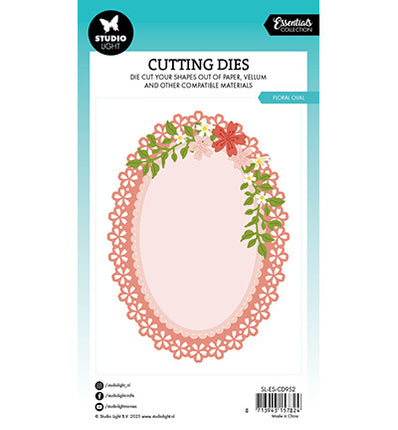 SL Cutting Die Floral Oval Essentials no.952
